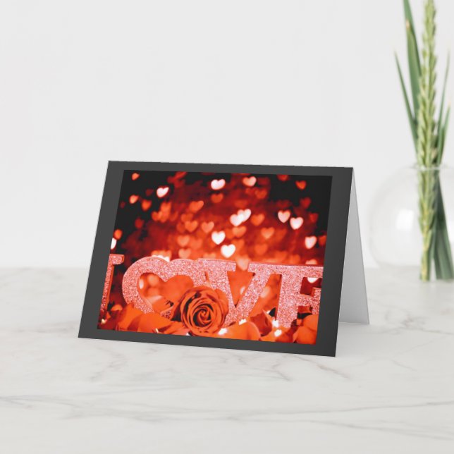 Cartão De Festividades Amor (Frente)