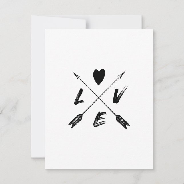 Cartão De Festividades Amor (Frente)