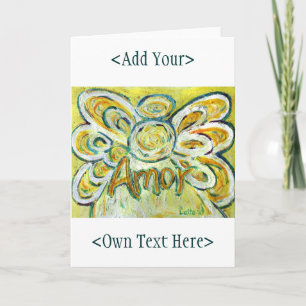 Cartão De Festividades Amor Angel Greeting Card