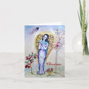 Cartão De Festividades Amor Anjo de Natal