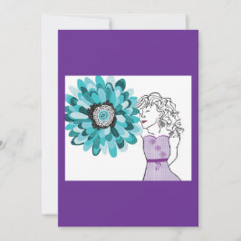 Cartão De Festividades Amor às flores