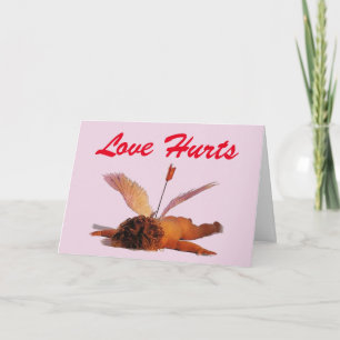 Cartão De Festividades amor dói