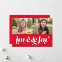 Amor e alegria em duas fotos