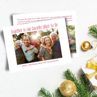 Amor Familiar Sentimental Multi Foto Vermelho Nata