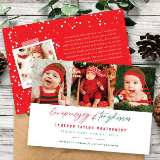 Cartão De Festividades Amor Joy Tiny Kisses Bebê 1rua Natal