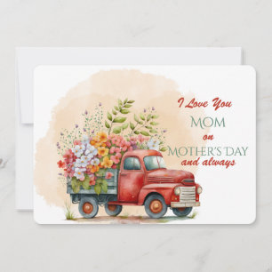 Cartão De Festividades Amor no Dia das Mães