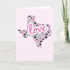 Cartão De Festividades Amor no Texas - Dia dos Namorados