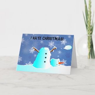 Cartão De Festividades Amor ou ódio ao Natal