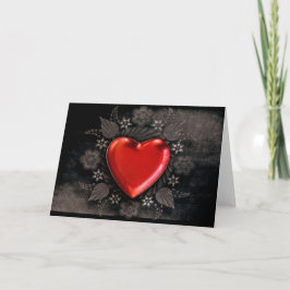 Cartão De Festividades Amor por Namorados Romântico Floral
