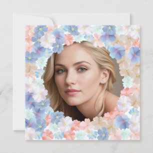 Cartão De Festividades Amor puro como flor