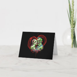 Cartão De Festividades Amor Zumbi