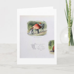 Cartão De Festividades An Elf in Search of a Fairy, illustration from 'In