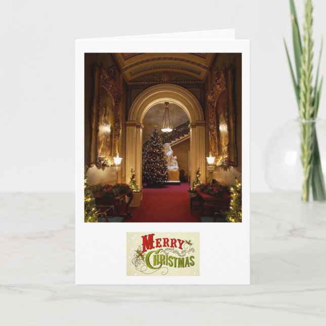 Cartão De Festividades An English Christmas. (Frente)