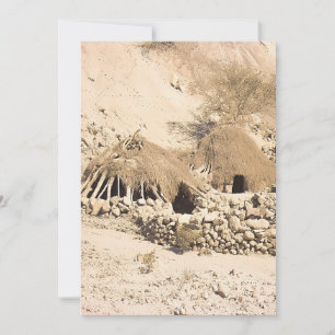 Cartão De Festividades Anchient Desert Dwelling