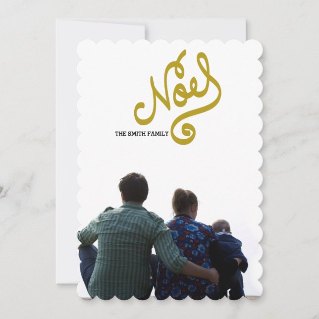 Cartão De Festividades anel manuscrito (Frente)