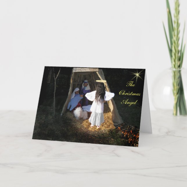 Cartão De Festividades Angel (Frente)