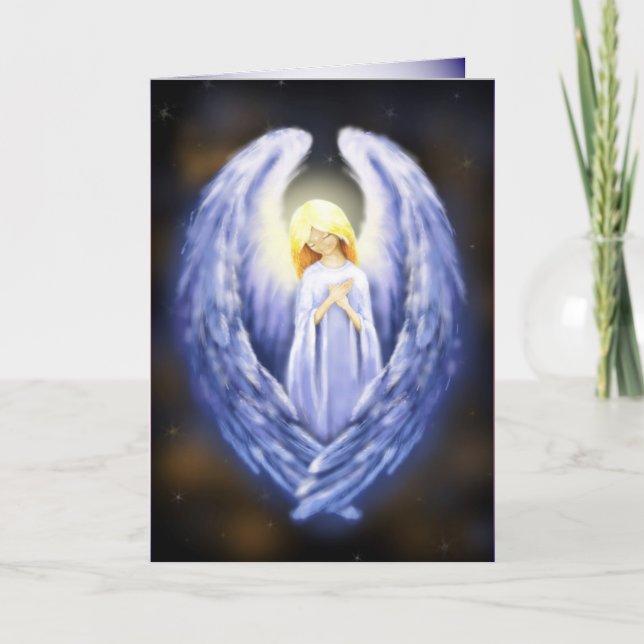 Cartão De Festividades Angel (Frente)