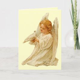 Cartão De Festividades Angel and Dove - Easter Card