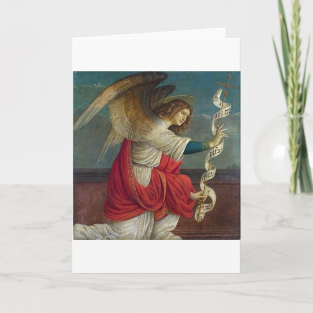 Cartão De Festividades Angel Gabriel - Gaudenzio Ferrari (Frente)