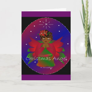 Cartão De Festividades Angel Natal