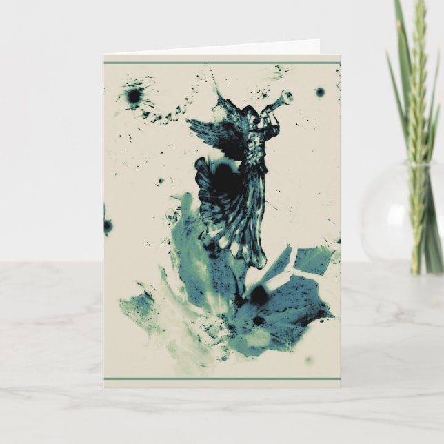 Cartão De Festividades Angel of good tidings Christmas card (Frente)