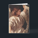 Cartão De Festividades Angel with Banner 1522<br><div class="desc">Vintage oil painted image of angel (archangel) holding a banner.  Painted in high renaissance style.  Artist:  Titian</div>