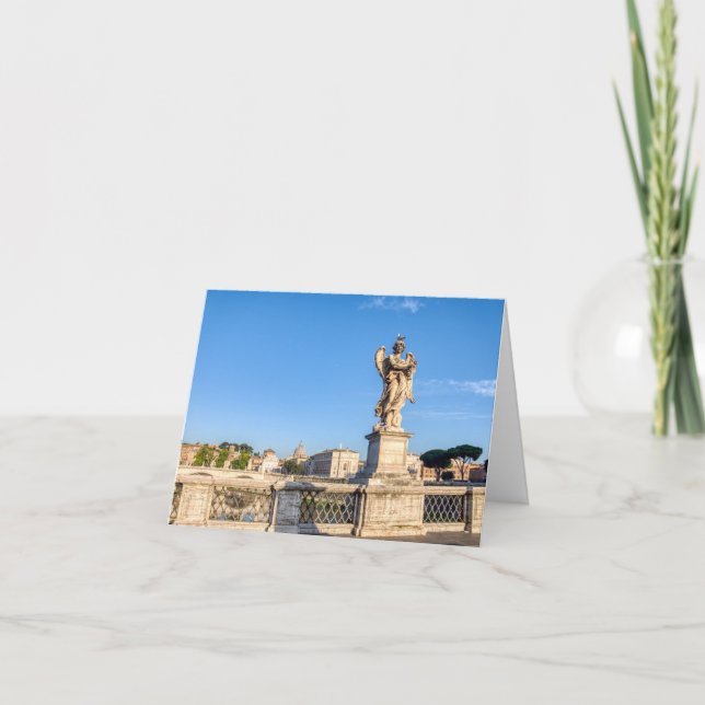 Cartão De Festividades Angel with Crown of Thorns - Sant'Angelo, Rome (Frente)