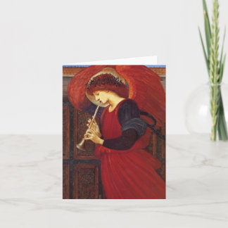 Cartão De Festividades Angel with Trumpet, Burne-Jones Fine Art