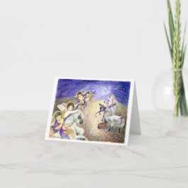 Cartão De Festividades Angels Christmas Card