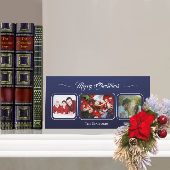 Cartão De Festividades Angels From the Realms Christmas Photo Card (Criador carregado)