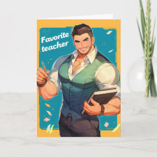Cartão De Festividades Anime do Professor Favorito Ikemen