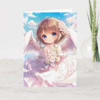 Anime Girl Angel Bride