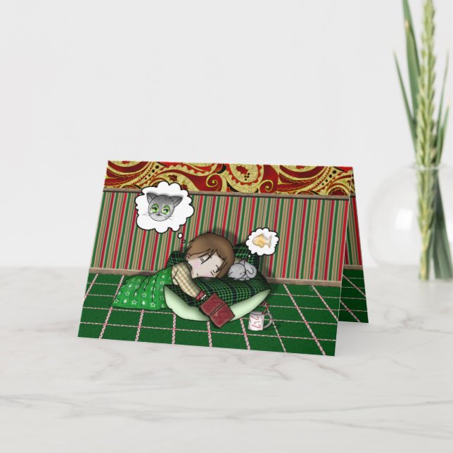 Cartão De Festividades Anime Holiday Dream (Frente)