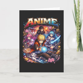Cartão De Festividades Anime Legends
