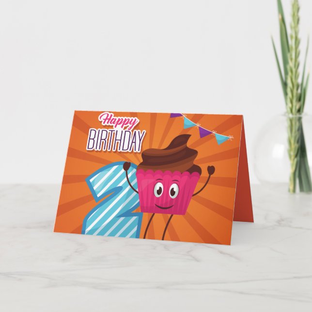 Cartão De Festividades Aniversário (Frente)