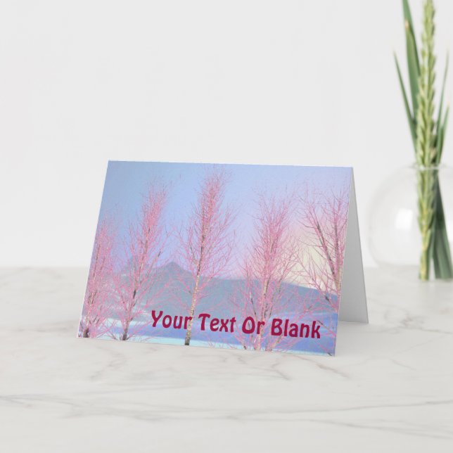 Cartão De Festividades Aniversário do Creme de framboesa (Frente)