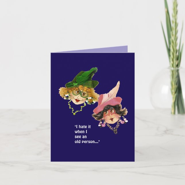 Cartão De Festividades Aniversário humorístico do amigo (Frente)