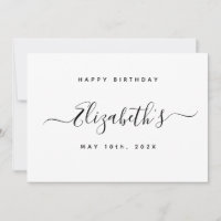 Aniversário Personalizado