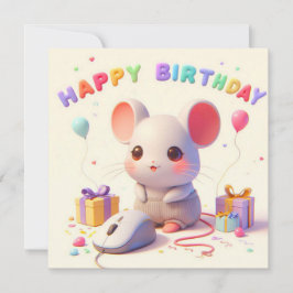 Cartão De Festividades Aniversário Saudação