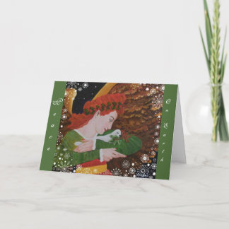 Cartão De Festividades Anjo da paz