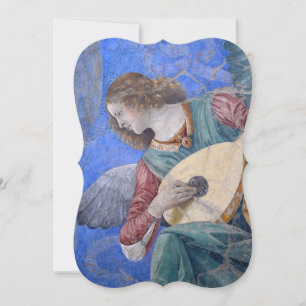 Cartão De Festividades Anjo Músico de Natal Melozzo da Forli Vaticano