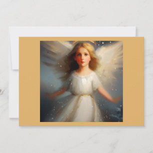 Cartão De Festividades Anjo Natal 2