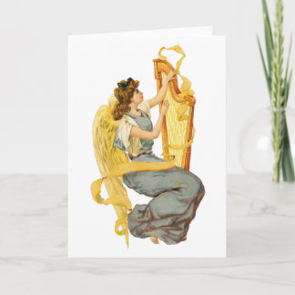 Cartão De Festividades Anjo Natal da Irlanda