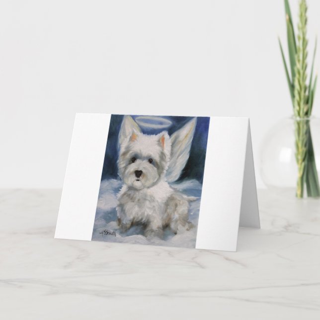 Cartão De Festividades anjo pequeno (Frente)