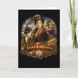 Cartão De Festividades Anna Karenina