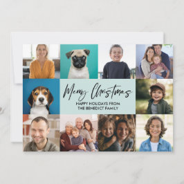 CARTÃO DE FESTIVIDADES ANO DE NATAL NA REVISÃO 10 FOTOS HOLIDAY