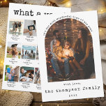 Cartão De Festividades Ano em Revisão Colagem de Natal Minimalista<br><div class="desc">Capture os destaques de sua família com o Cartão de Férias de Natal de Colagem de Foto Minimalista do Ano em Revisão. Perfeito para aqueles que desejam compartilhar seu ano de uma forma bela e significativa, este cartão dobra como uma newsletter de Natal da família e uma saudação festiva. O...</div>