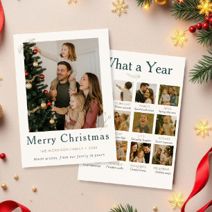 Cartão De Festividades Ano em Revista Natal Que Família de Ano