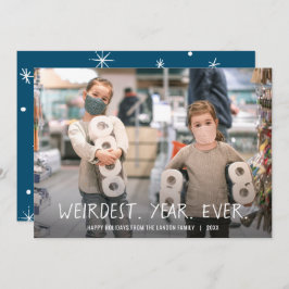 Cartão De Festividades Ano mais estranho do mundo - Foto de feriado