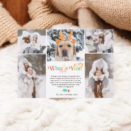 Cartão De Festividades Ano Novo Brilhante na revisão 5 grade de colagem d